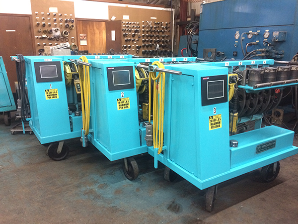 Modern Hydraulic Die Separators re manufactured for the Nissan Motors Corp