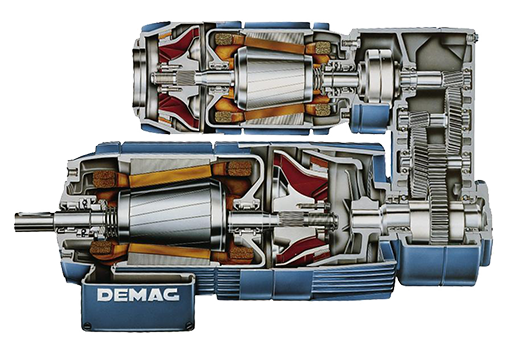 Demag microspeed motor