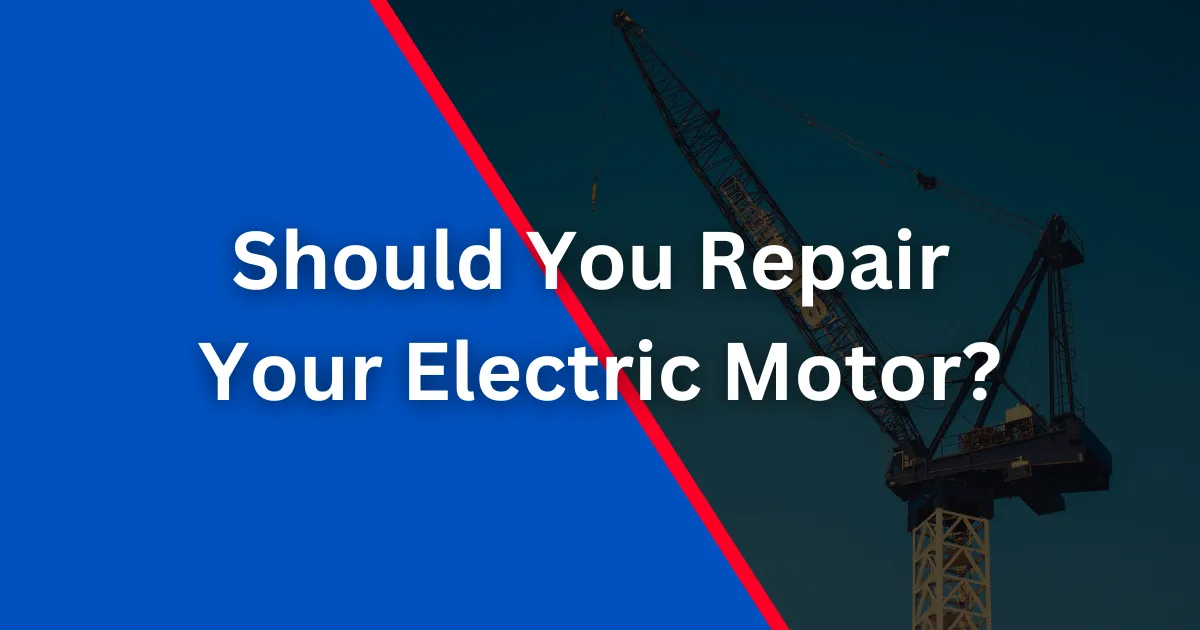 Electric Motor Repair Service