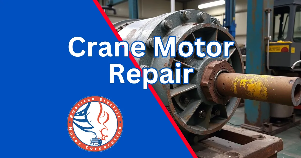 crane motor repair