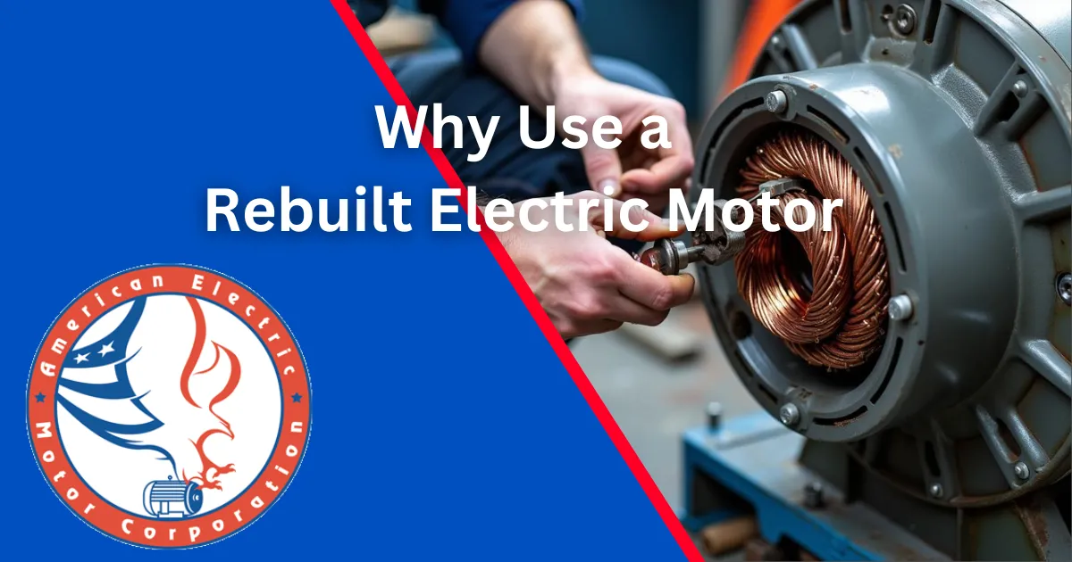 rebuilt electric motor