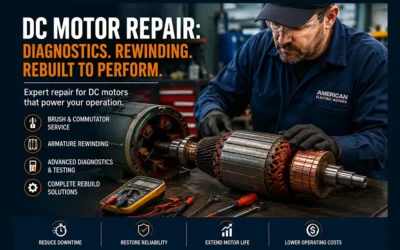 DC Motor Repair: Common Problems, Testing, Rewinding, and Rebuild Options