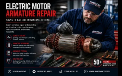 Electric Motor Armature Repair: Signs of Failure, Rewinding, and Testing