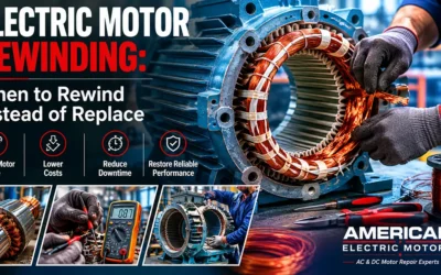 Electric Motor Rewinding: When to Rewind Instead of Replace