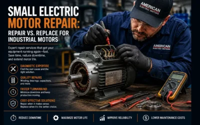 Small Electric Motor Repair: Repair vs. Replace for Industrial Motors